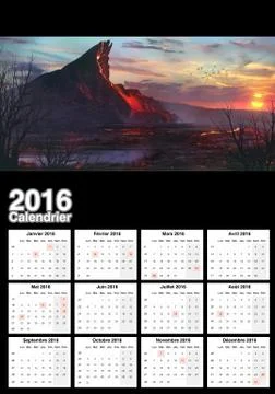 Calendar Stock Illustration