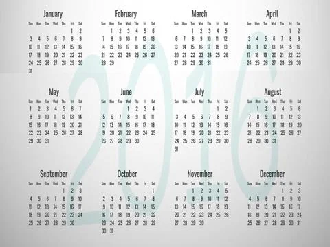 The calendar Stock Illustration