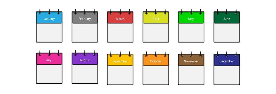 Calendar. Illustrazione stock