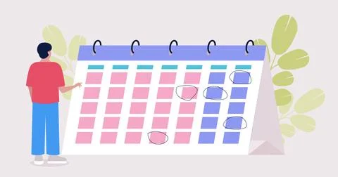 Calendar Stock Illustration