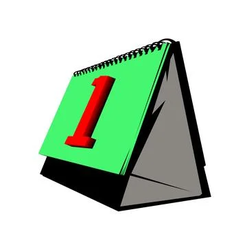 Calendar illustration Stock Illustration