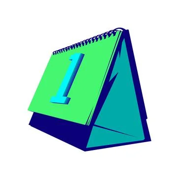 Calendar illustration Stock Illustration