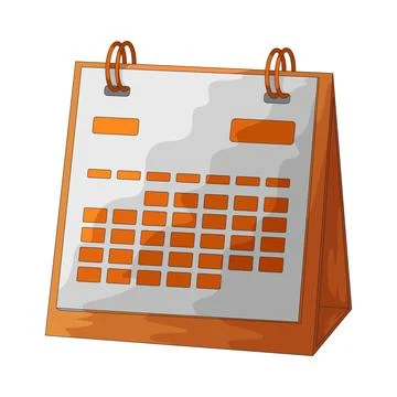 Calendar illustration Ilustración de archivo