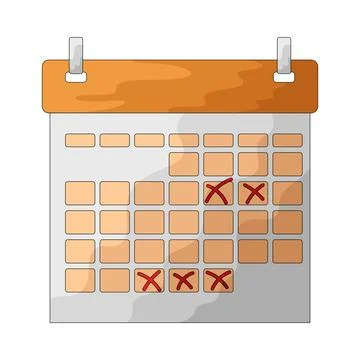 Calendar illustration 스톡 일러스트