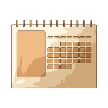 Calendar illustration Stock Illustration