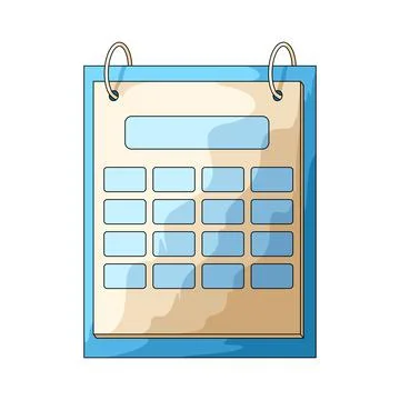 Calendar illustration 库存插图