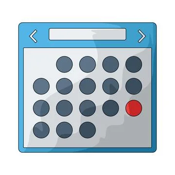 Calendar illustration Illustration