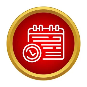 Calendar interface with checkmark icon for schedule management 스톡 일러스트