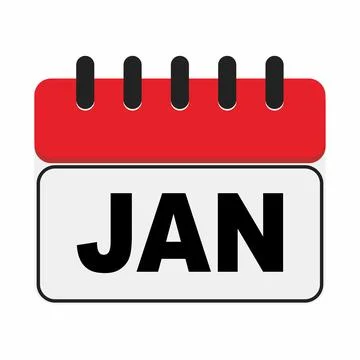 Calendar january イラスト素材