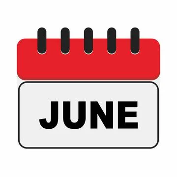 Calendar june イラスト素材