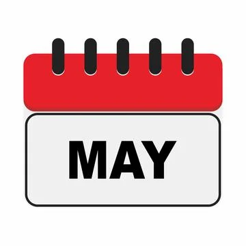 Calendar may Stock Illustration