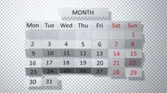 Calendar After Effects Template