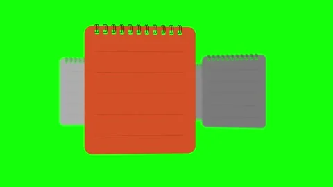 Calendar Motion Isolated Green Screen Stock Video Video stock 337166531