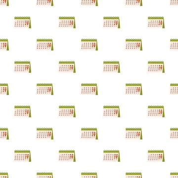 Calendar page pattern marking important date deadline Illustrazione stock