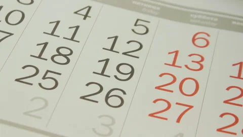 Calendar Pages Turning Rapidly Symbolizing Fast Passage Of Time And Seasons Stock Footage 325387685
