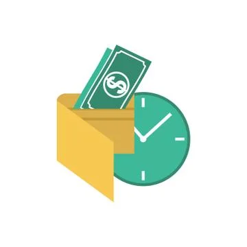 Calendar with payday calculator concept vector isolated illustration Stock-Illustration
