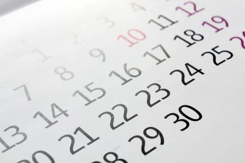 Calendar Stock Photos