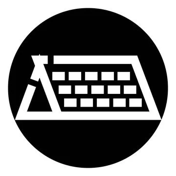 Calendar planner schedule icon black white minimal concept 스톡 일러스트