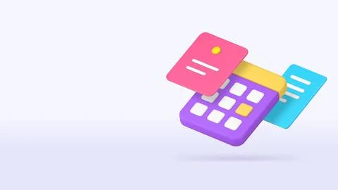 Calendar reminder deadline urgency data with notes banner copy space vector i Illustrazione stock