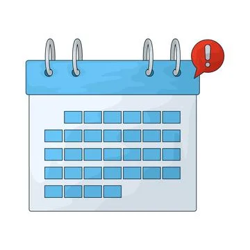 Calendar Reminder illustration Stock Illustration