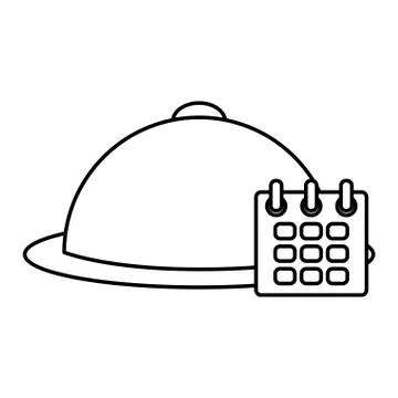 Calendar reminder with tray server イラスト素材