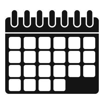 Calendar responsibility icon simple vector. Social trust Stock Illustration