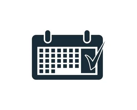 Calendar, Schedule Icon Vector Logo Template Illustration Design Stock Illustration