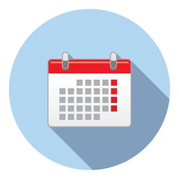 Calendar Schedule Page Stock Illustration