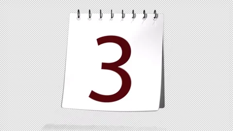 Calendar Showing Dates Video stock 320625415