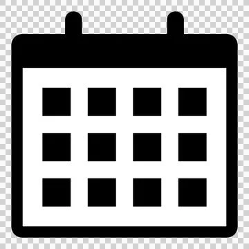 Calendar simple icon, appointment, schedule Stock Illustration