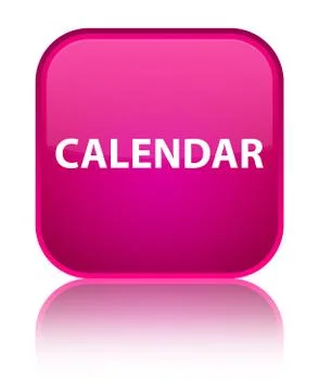 Calendar special pink square button Stock Illustration
