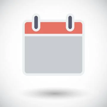 Calendar stroke icon Stock Illustration