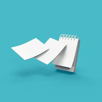 Calendar - stylized 3d CGI icon object, Not gen Ai Stockfoto's