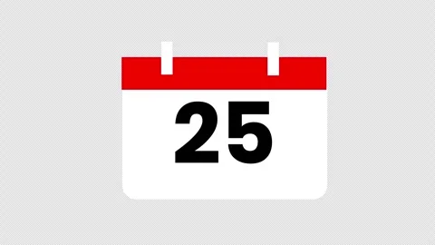 Calendar symbolizing date search, schedule review, or event planning in a d.. Stock Footage 310644339
