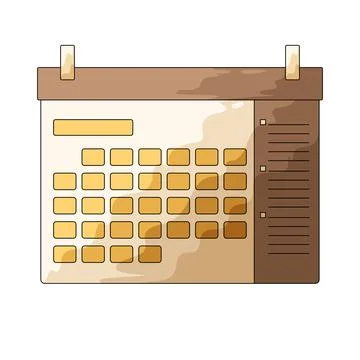 Calendar task list illustration Stock Illustration