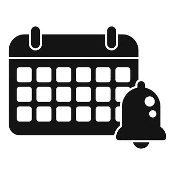 Calendar task schedule icon simple vector. Event time Illustrazione stock