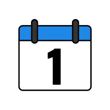 Calendar vector design template illustration Stock Illustration