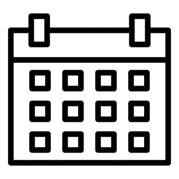 Calendar Vector Icon Design Illustration Stock Illustration