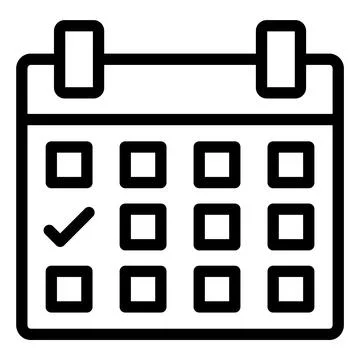 Calendar Vector Icon Design Illustration Stock Illustration