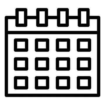 Calendar Vector Icon Design Illustration Stock Illustration