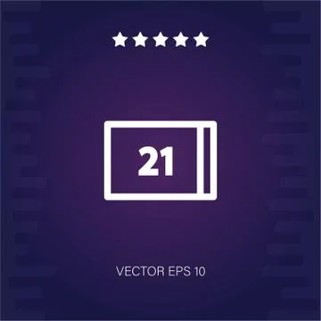 Calendar vector icon Stock Illustration