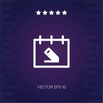 Calendar vector icon Stock Illustration