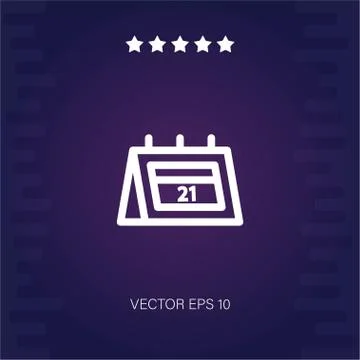 Calendar vector icon Stock Illustration