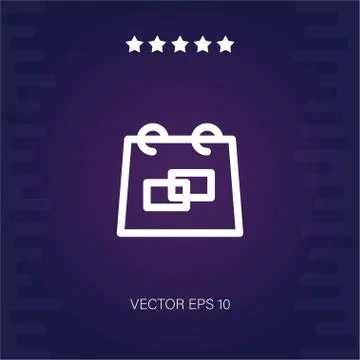 Calendar vector icon Stock Illustration