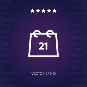 Calendar vector icon Stock Illustration
