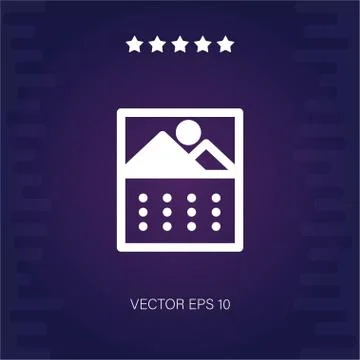 Calendar vector icon Stock Illustration
