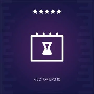 Calendar vector icon Stock Illustration
