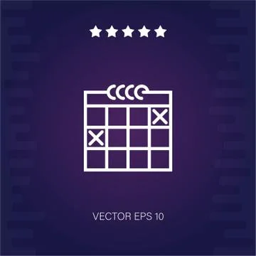 Calendar vector icon Stock Illustration