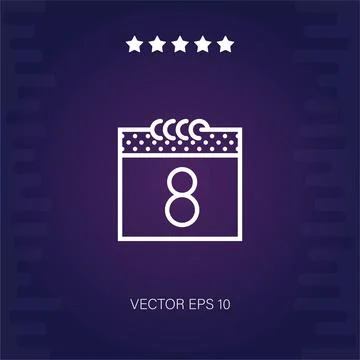 Calendar vector icon Stock Illustration