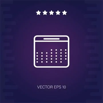 Calendar vector icon Stock Illustration